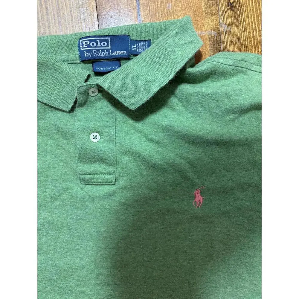 Polo Ralph Lauren Men’s XL Green Polo‎ Shirt Short Sleeve Pony Logo
